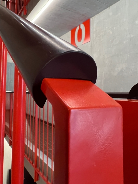 PVC Handlauf Typ. HL20 für Flachstahl 40x8mm